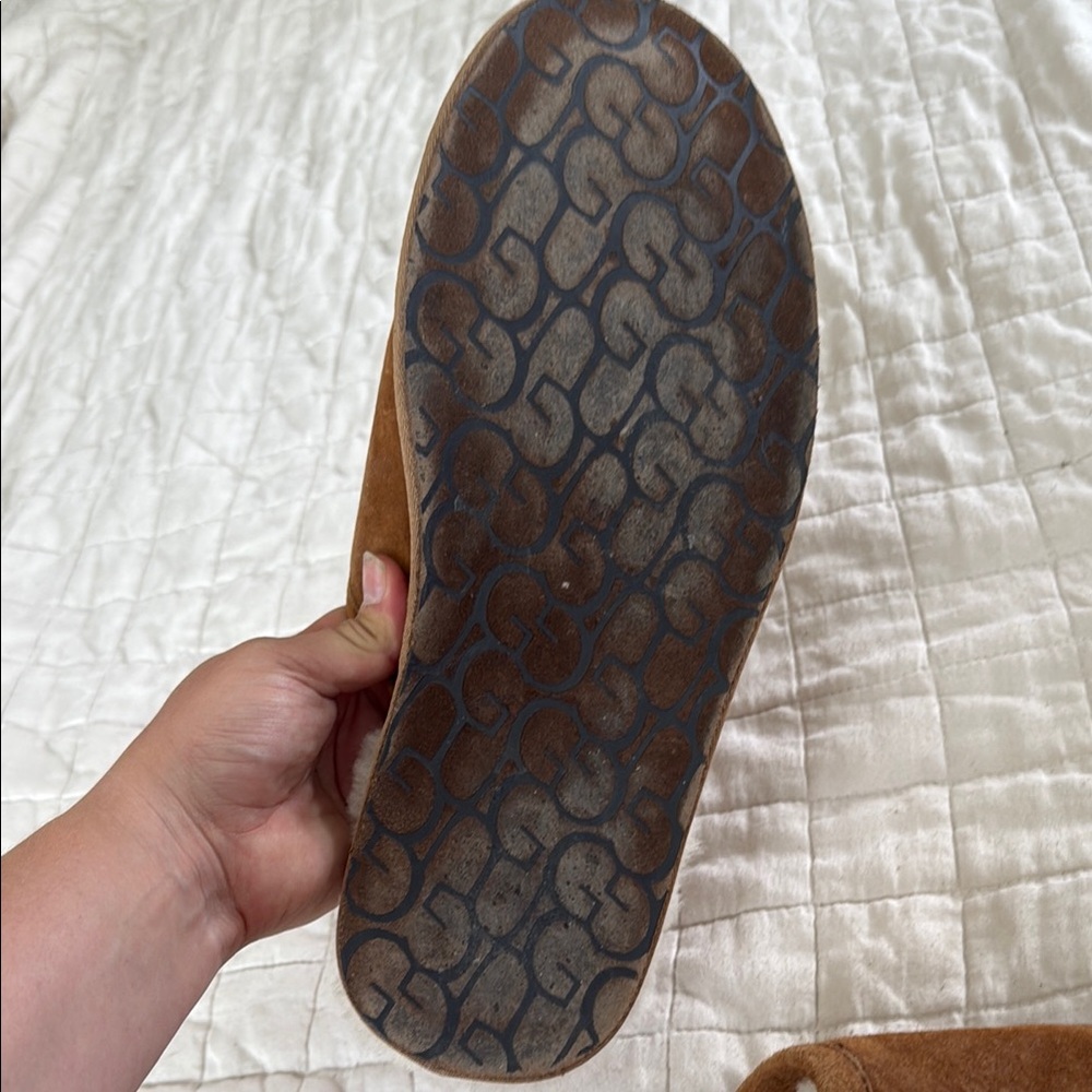 Ugg Chestnut Shearling Slip-Ons - image 5